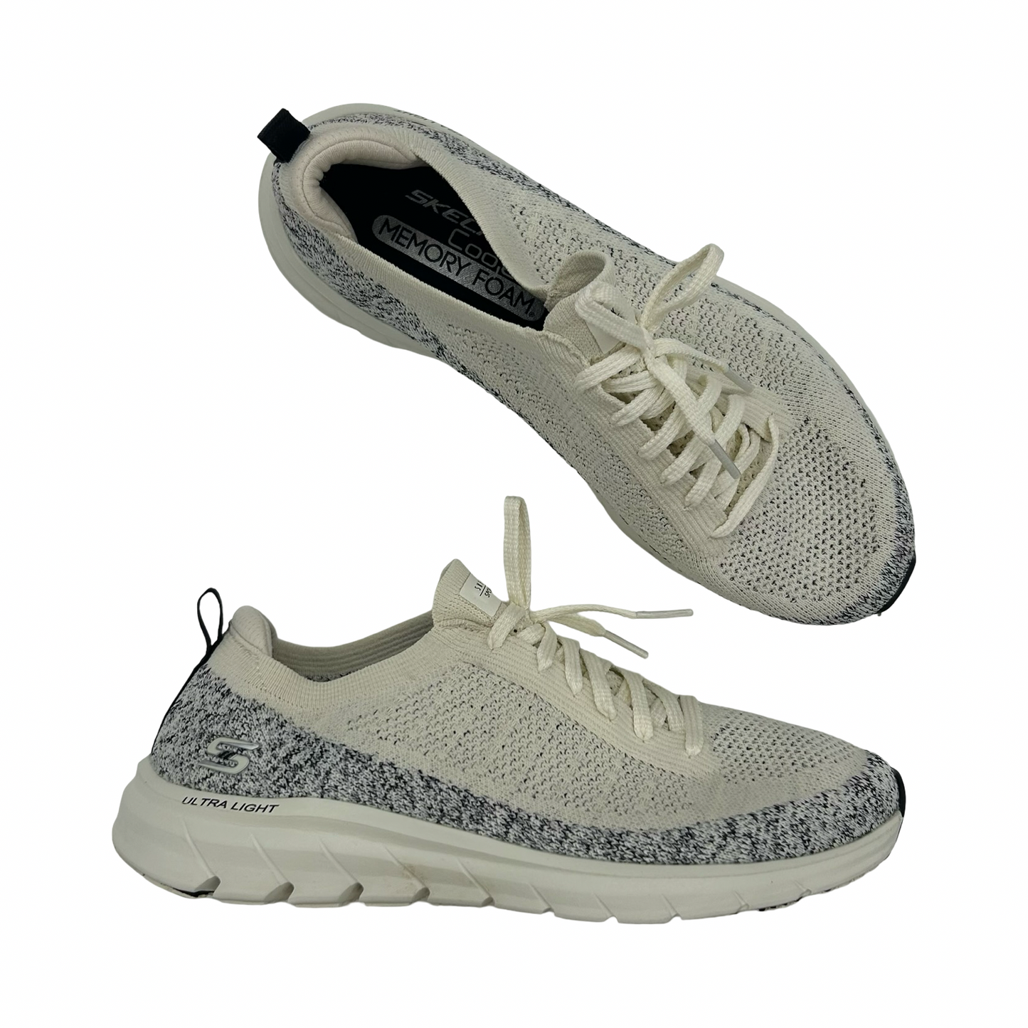 Shoes Sneakers By Skechers In Cream, Size:8.5