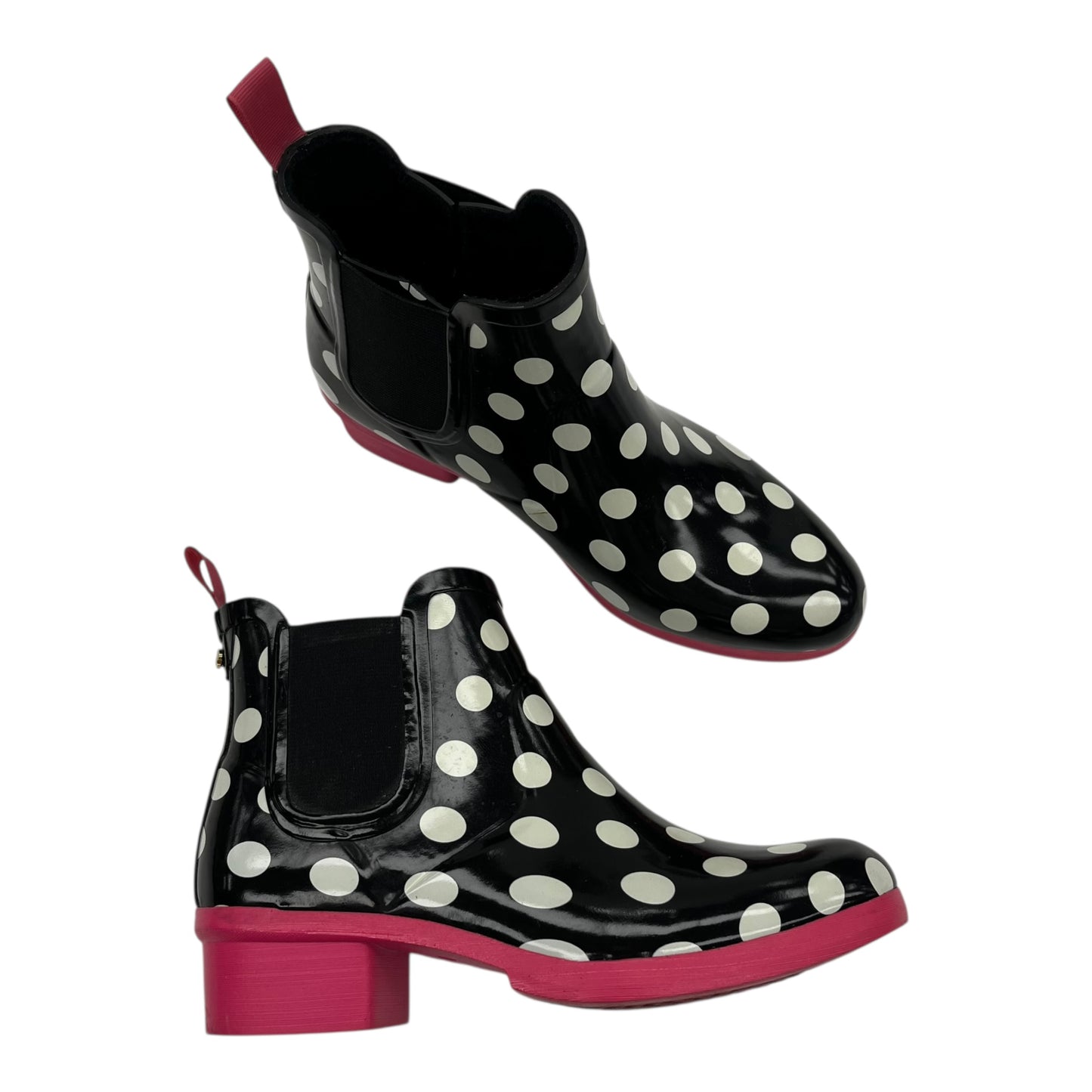 Boots Designer By Kate Spade In Polkadot Pattern, Size:6