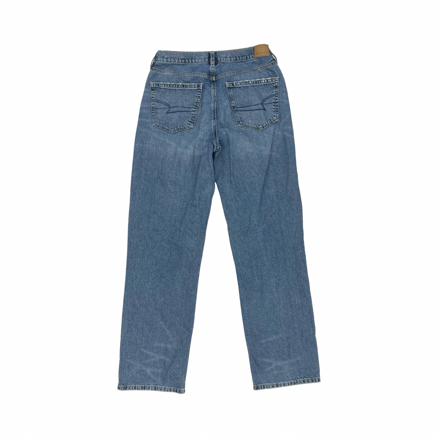Jeans Wide Leg By American Eagle In Blue Denim, Size:10