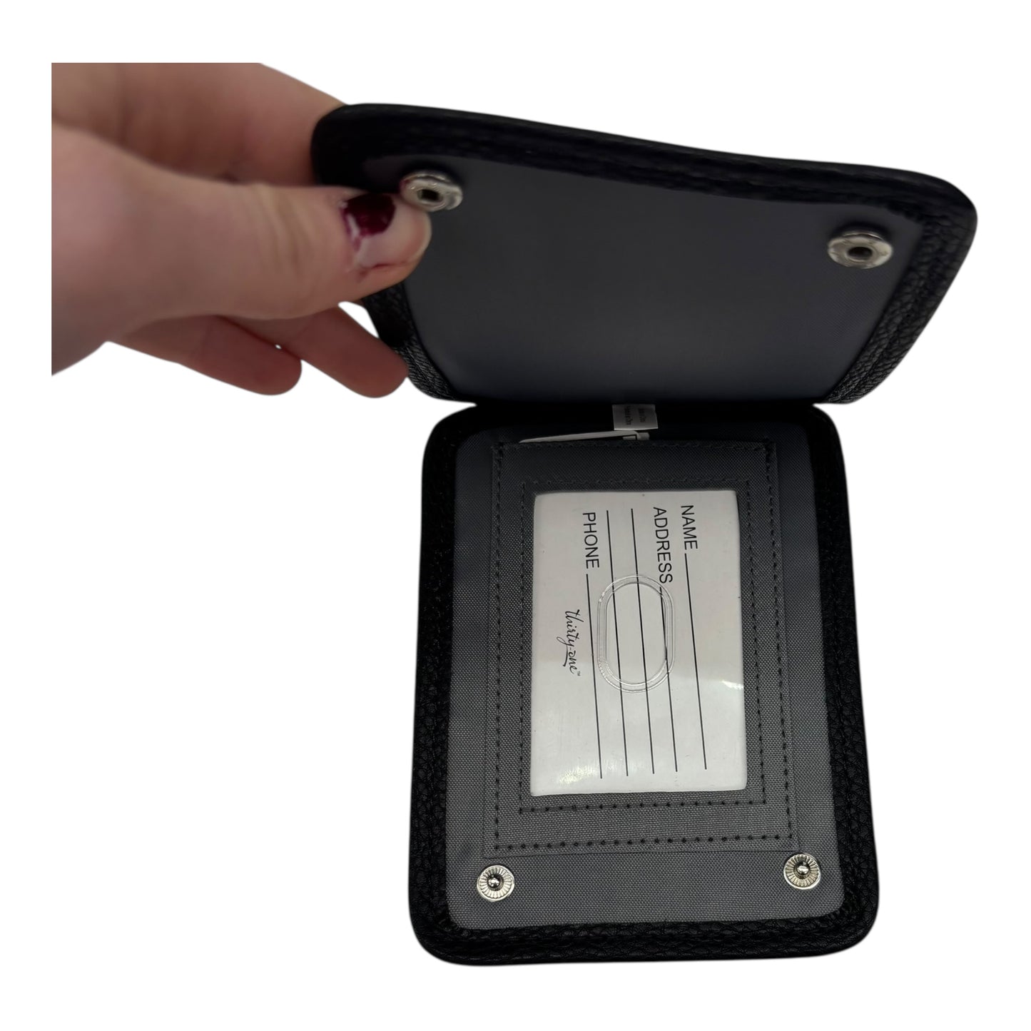 Luggage Id Tag By Thirty One In Black & White