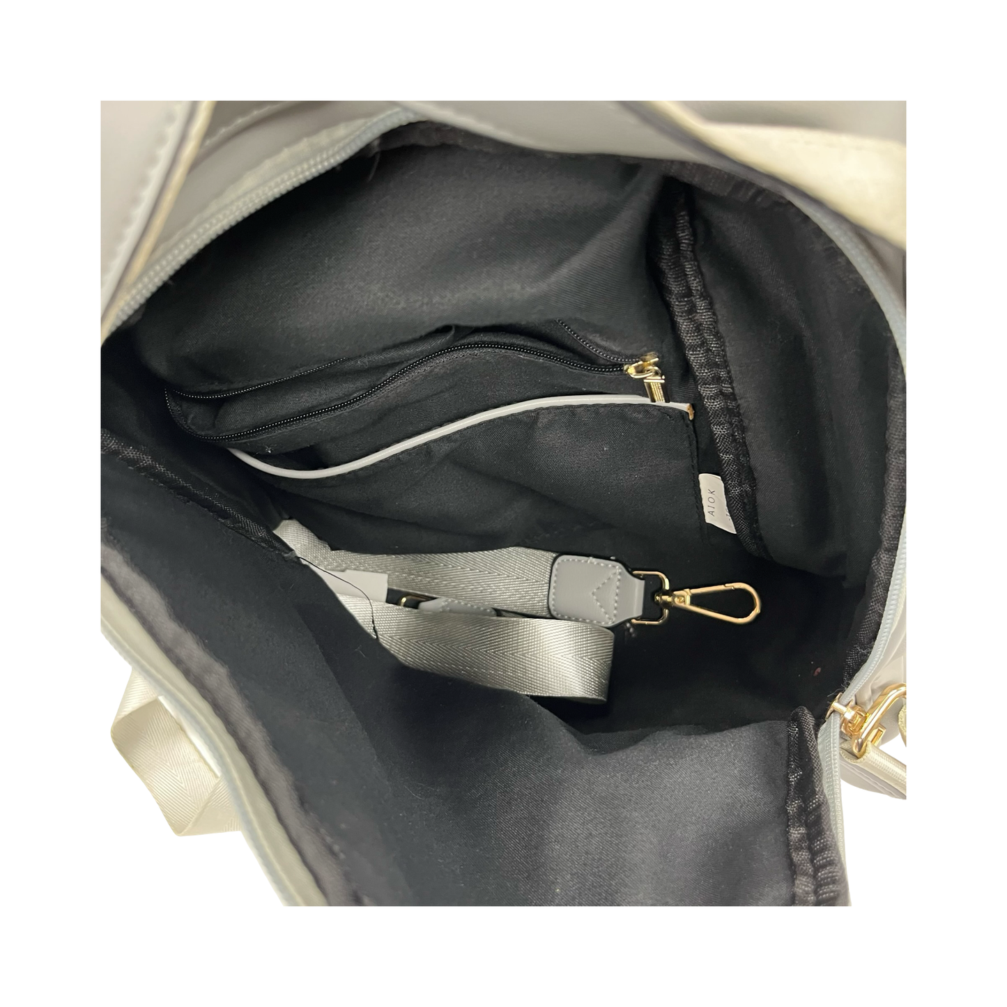Backpack By Clothes Mentor In Grey, Size:Medium