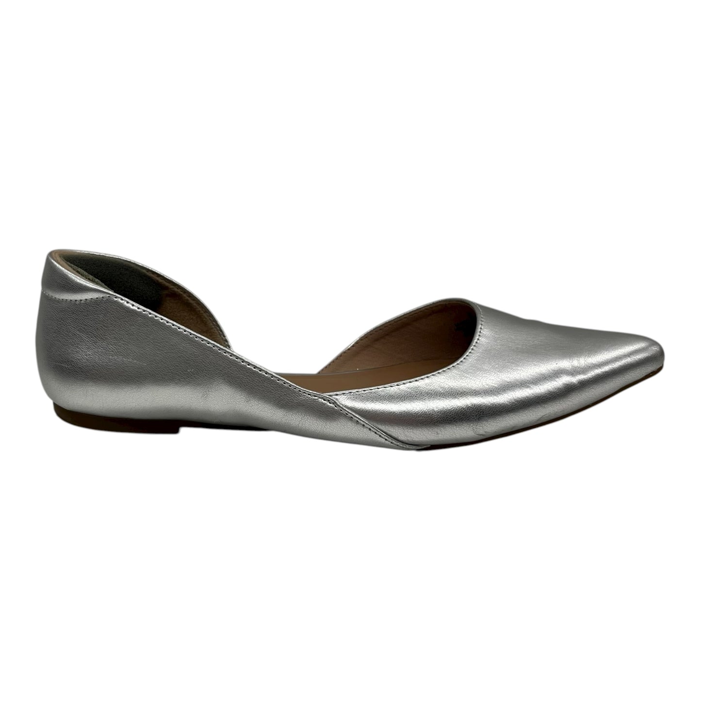Shoes Flats By Old Navy In Silver, Size:10
