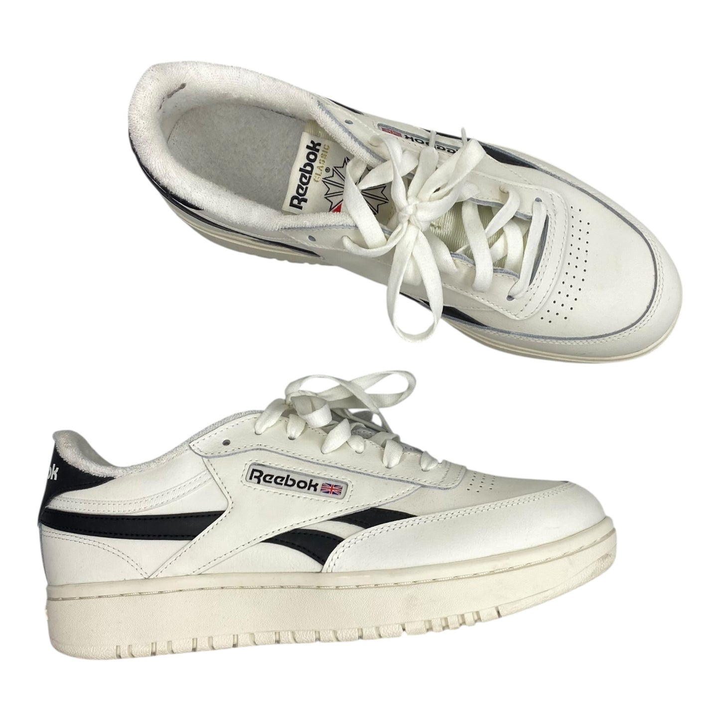 Shoes Sneakers By Reebok In Black & Cream, Size:10