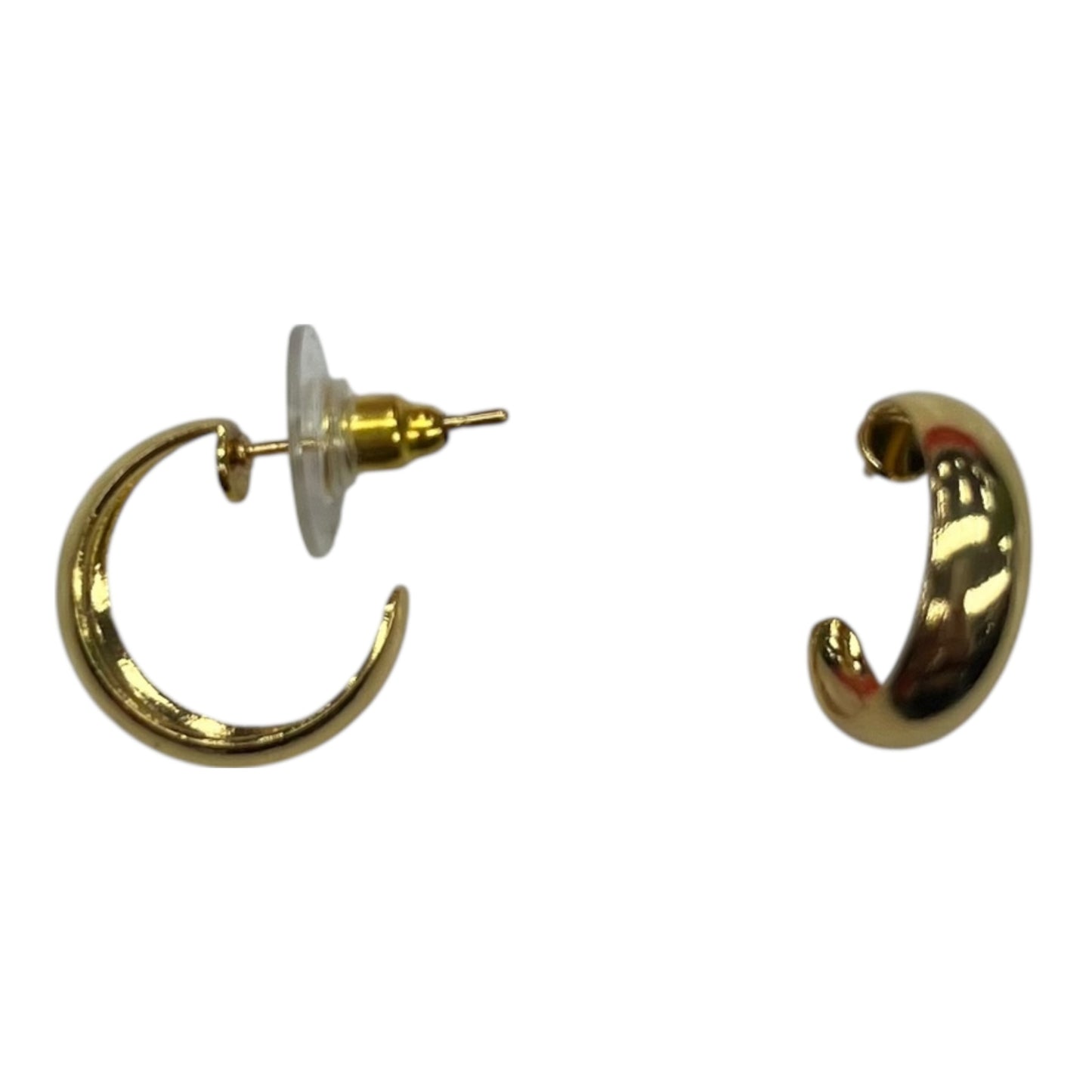 Earrings Hoop By Clothes Mentor In Gold