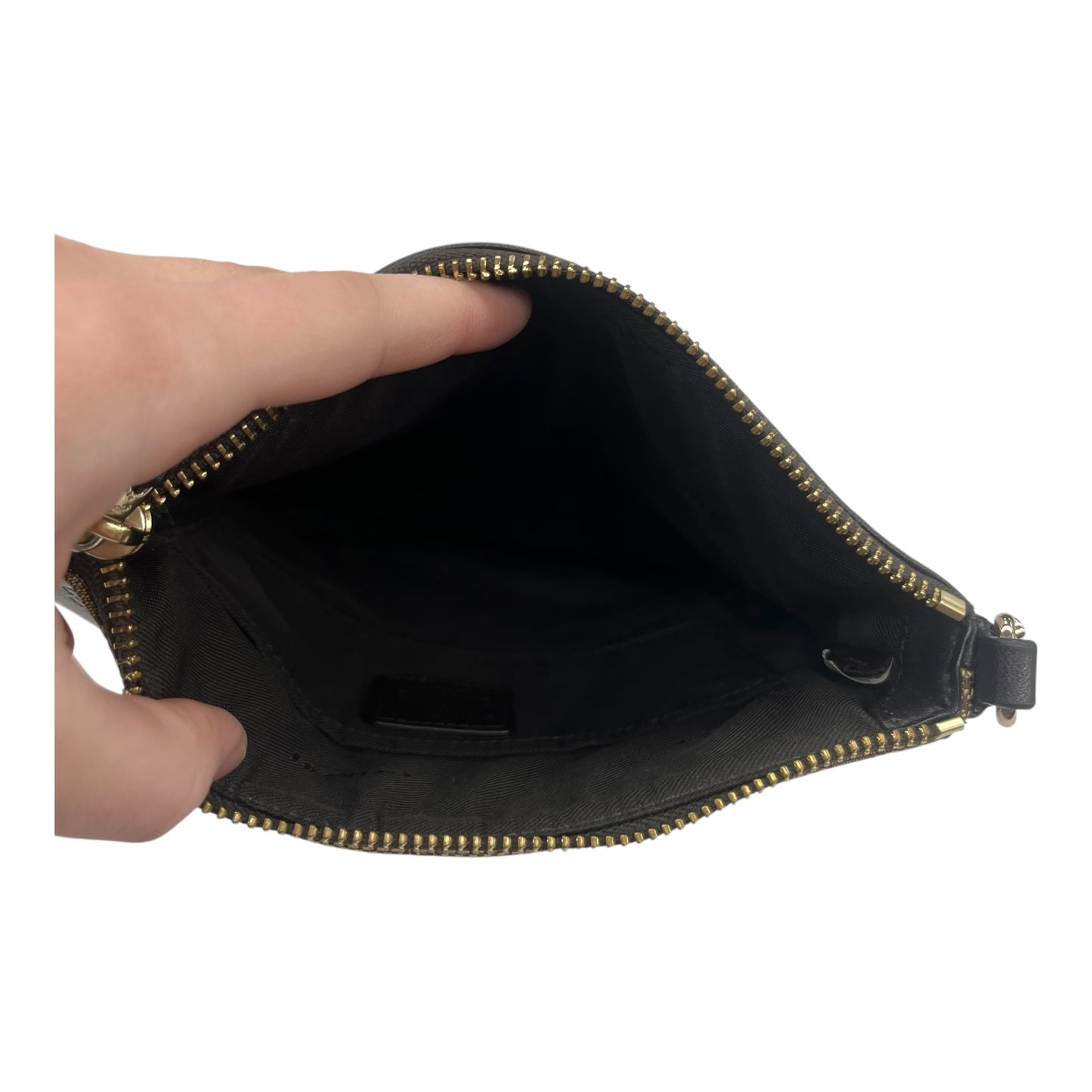 Crossbody Designer By Coach In Brown, Size:Small