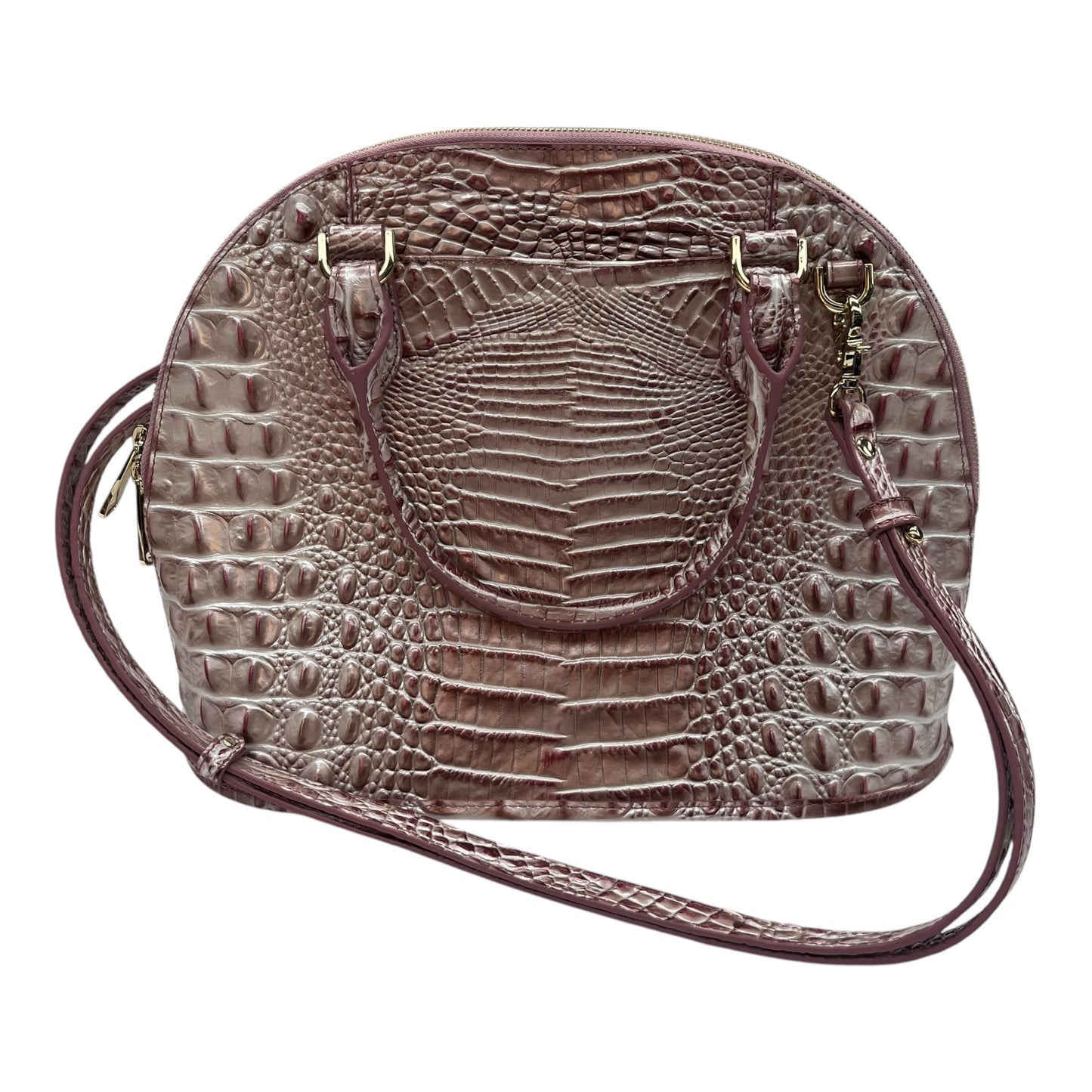 Handbag Designer By Brahmin In Pink, Size:Medium