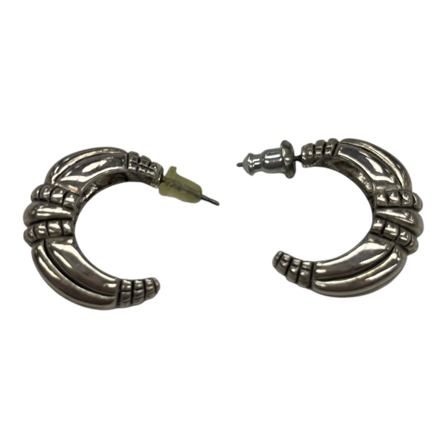 Earrings Hoop By Clothes Mentor In Silver