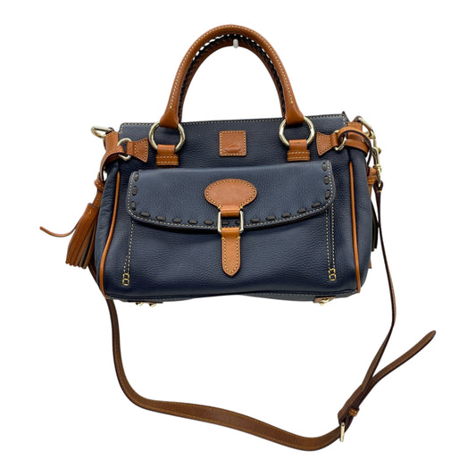 Handbag Designer By Dooney And Bourke In Navy, Size:Medium