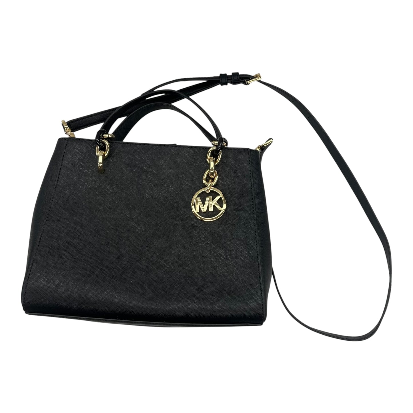 Crossbody Designer By Michael Kors In Black, Size:Medium