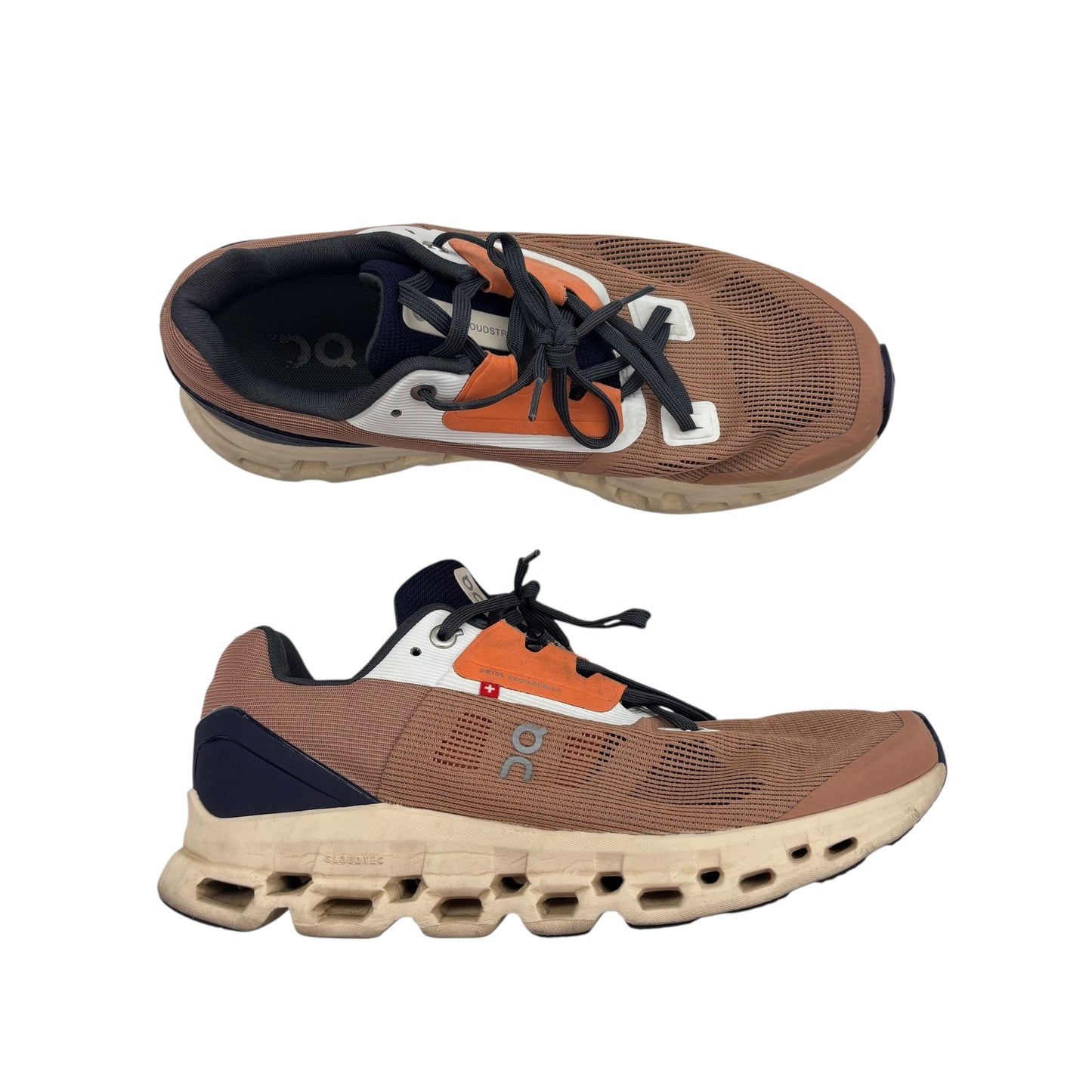 Shoes Athletic By On Cloud In Blue & Orange, Size:9.5