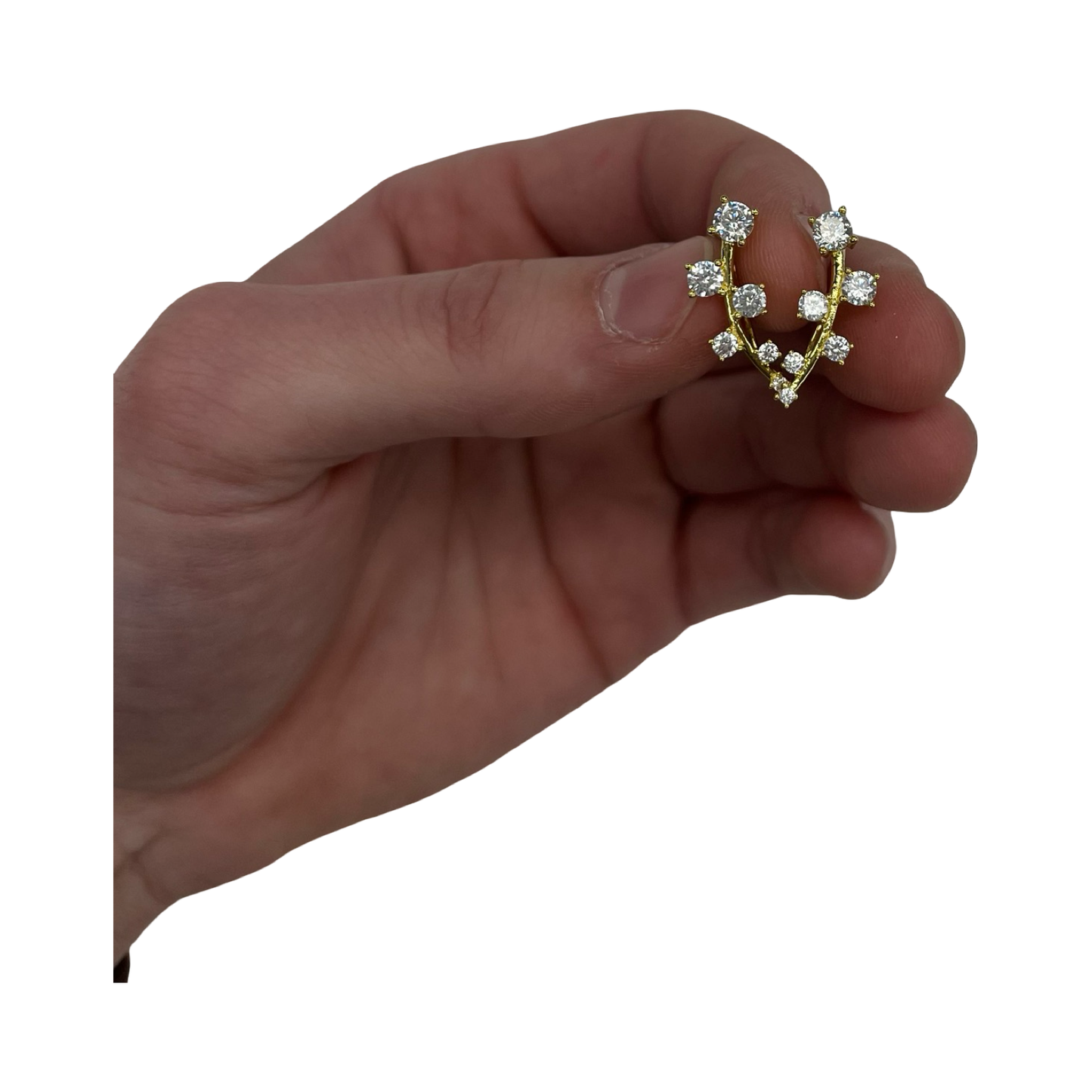 Earrings Sterling Silver By Clothes Mentor In Gold