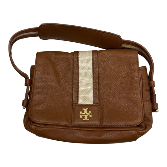 Handbag Designer By Tory Burch In Brown, Size:Medium