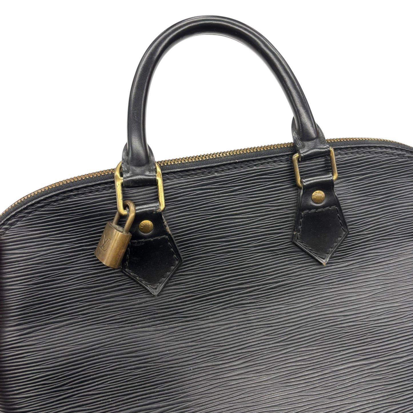 Handbag Luxury Designer By Louis Vuitton In Black, Size:Large