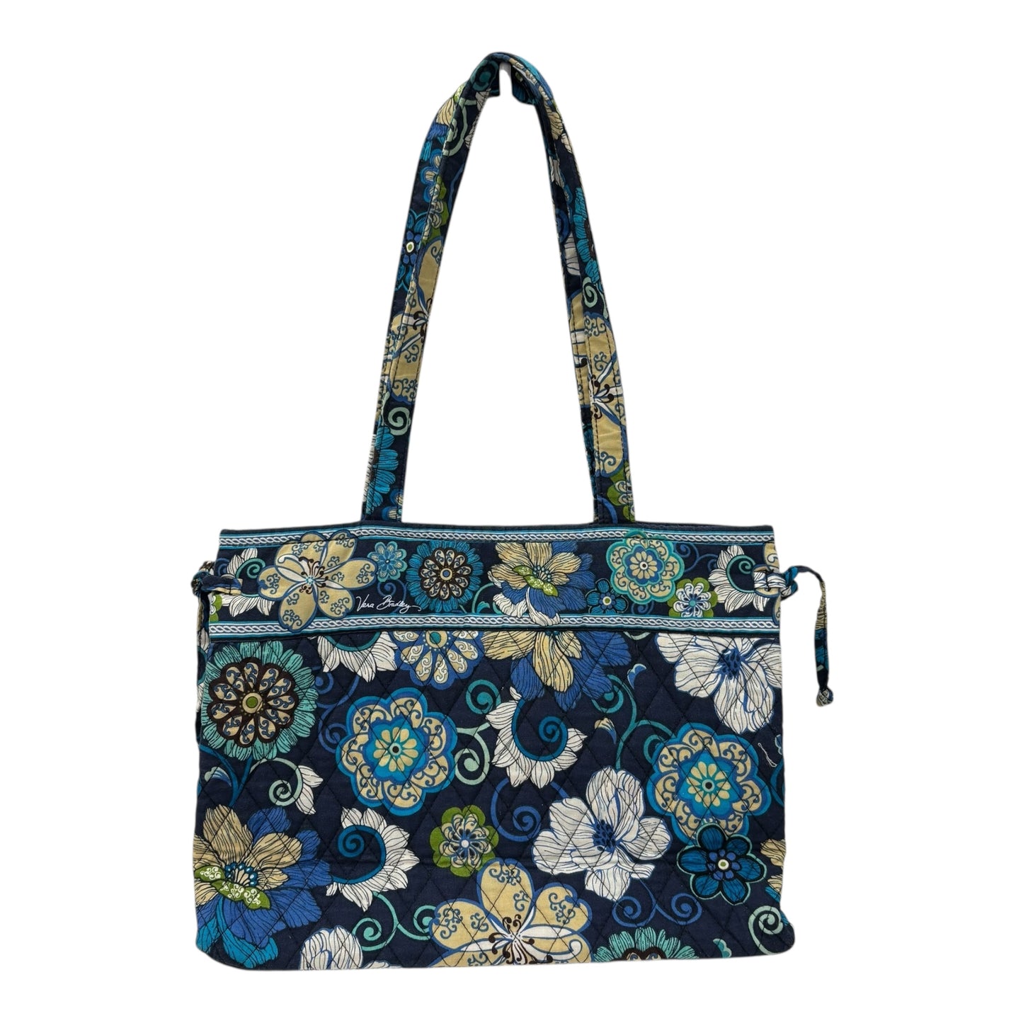 Handbag By Vera Bradley In Navy, Size:Medium