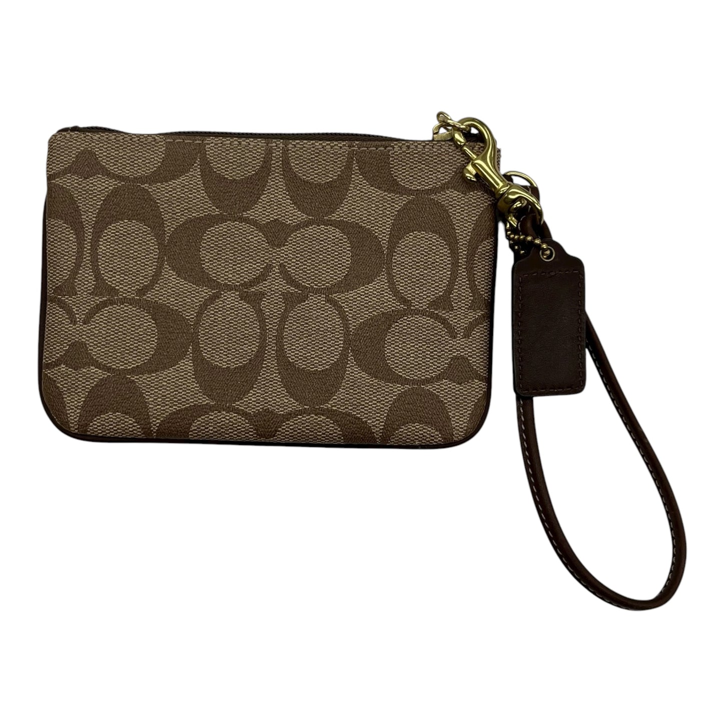 Wristlet Designer By Coach In Tan, Size:Small