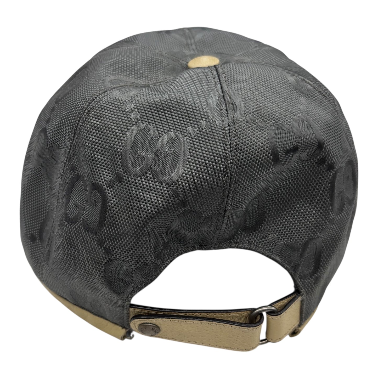 Hat Luxury Designer By Gucci In Cream & Grey