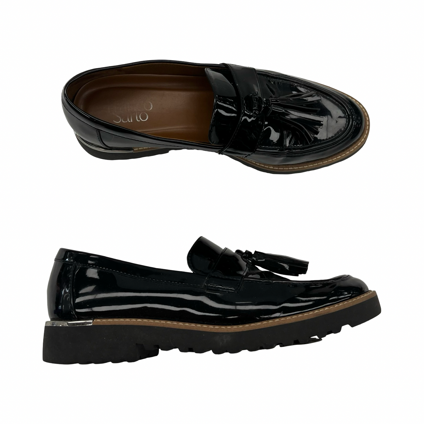 Shoes Flats By Franco Sarto In Black, Size:9