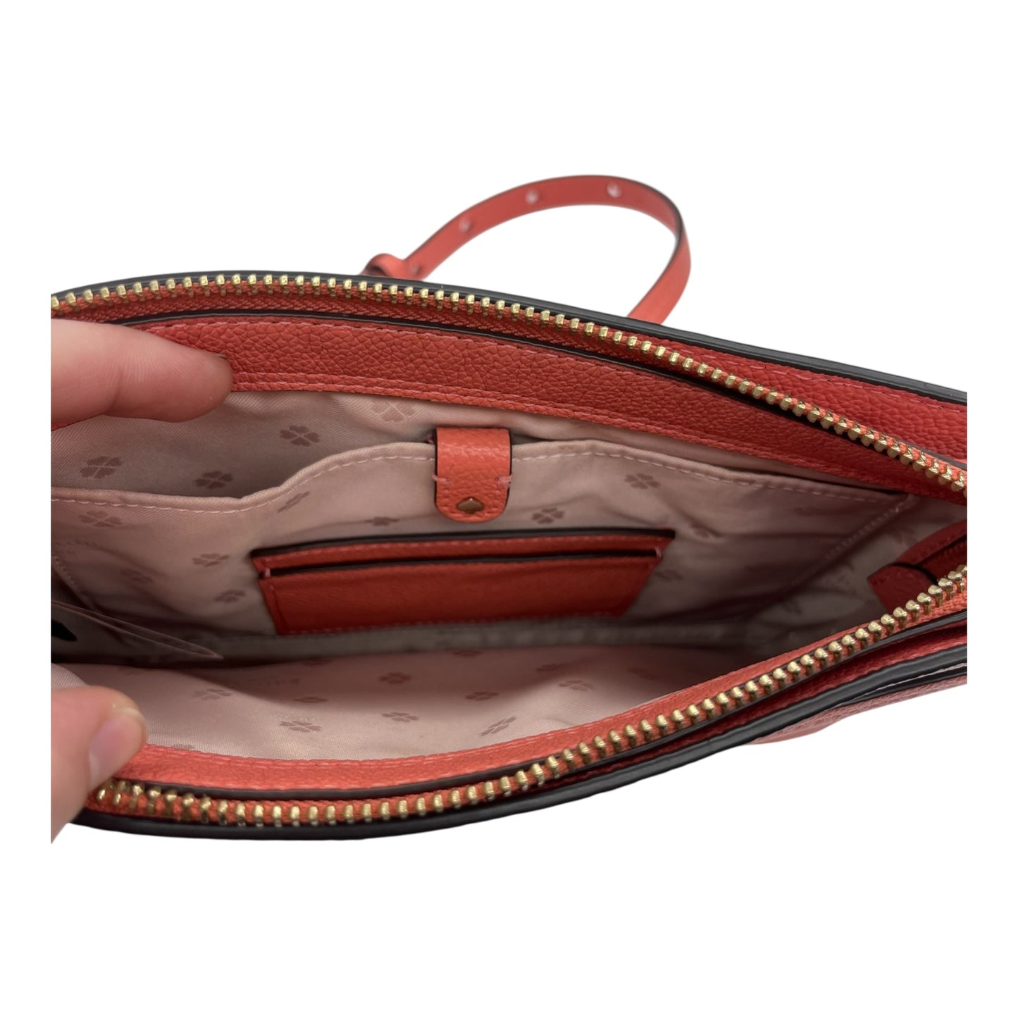 Crossbody Designer By Kate Spade In Orange, Size:Medium