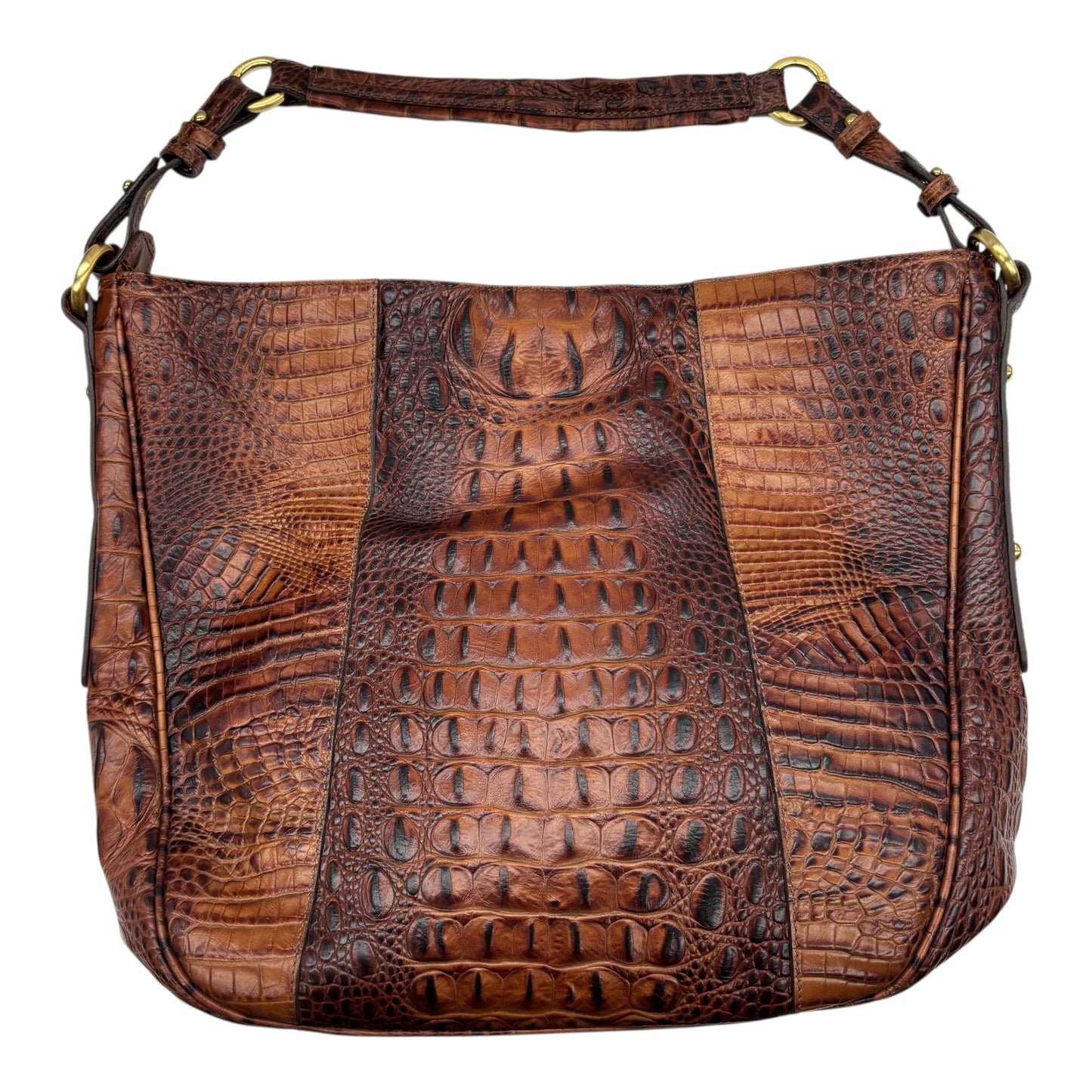 Handbag Designer By Brahmin In Brown, Size:Large