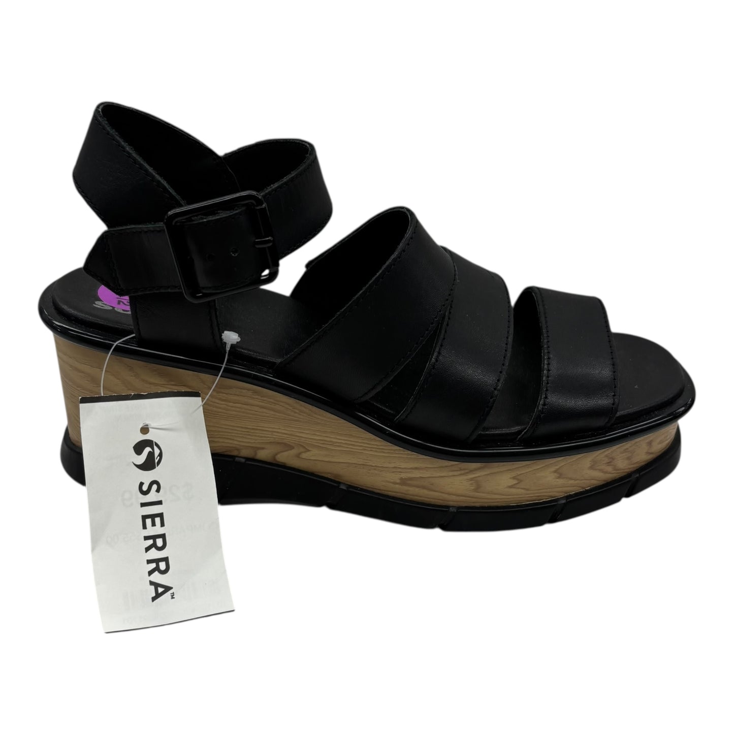 Sandals Heels Wedge By Sorel In Black, Size:8.5