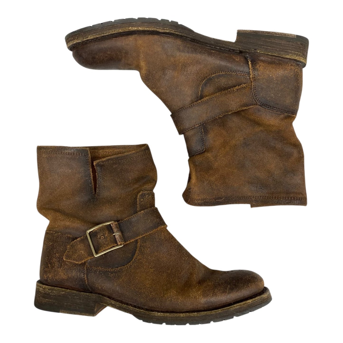 Boots Designer By Frye In Brown, Size:7.5