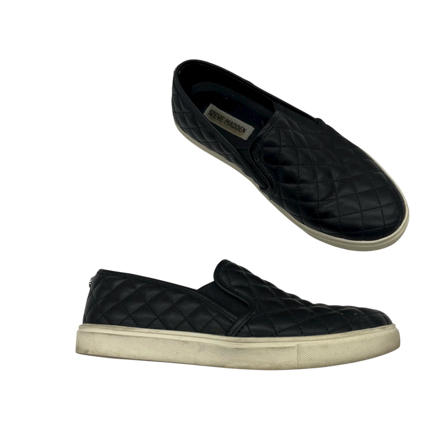 Shoes Flats By Steve Madden In Black, Size:8