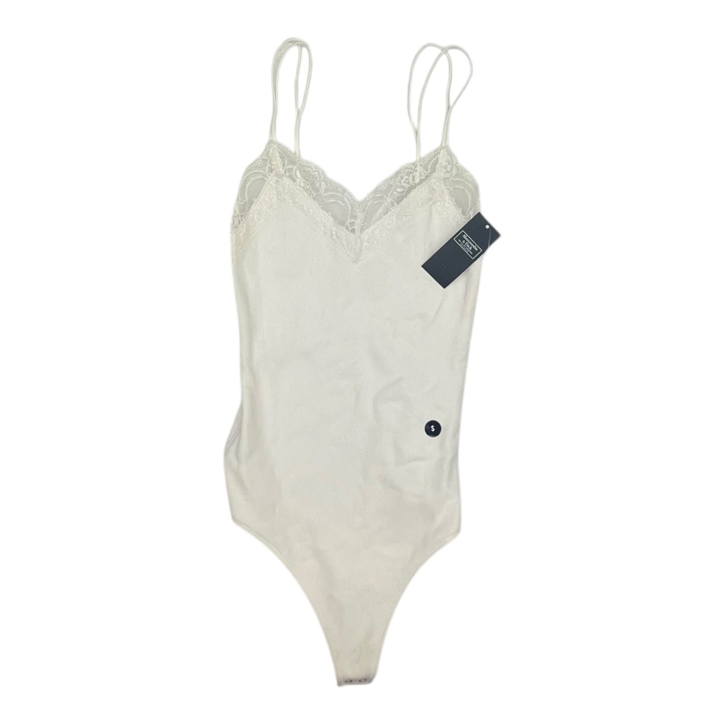 Bodysuit By Abercrombie And Fitch In Cream, Size:S