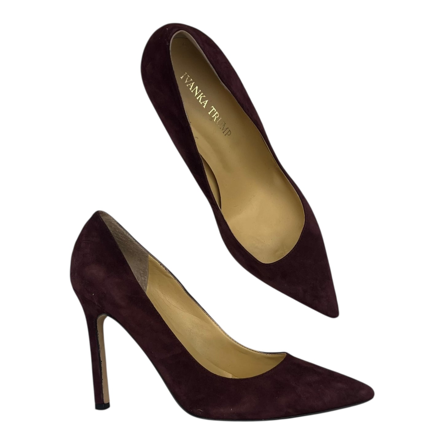Shoes Heels Stiletto By Ivanka Trump In Maroon, Size:8.5