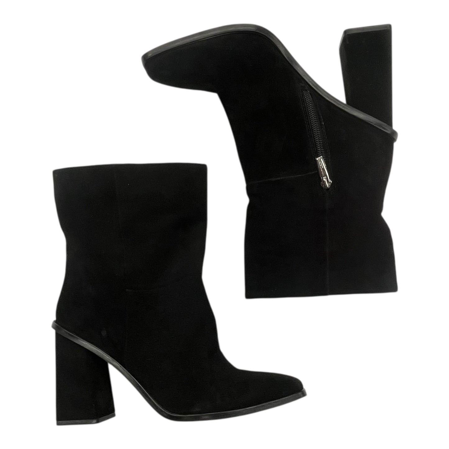 Boots Leather By Vince Camuto In Black, Size:9.5