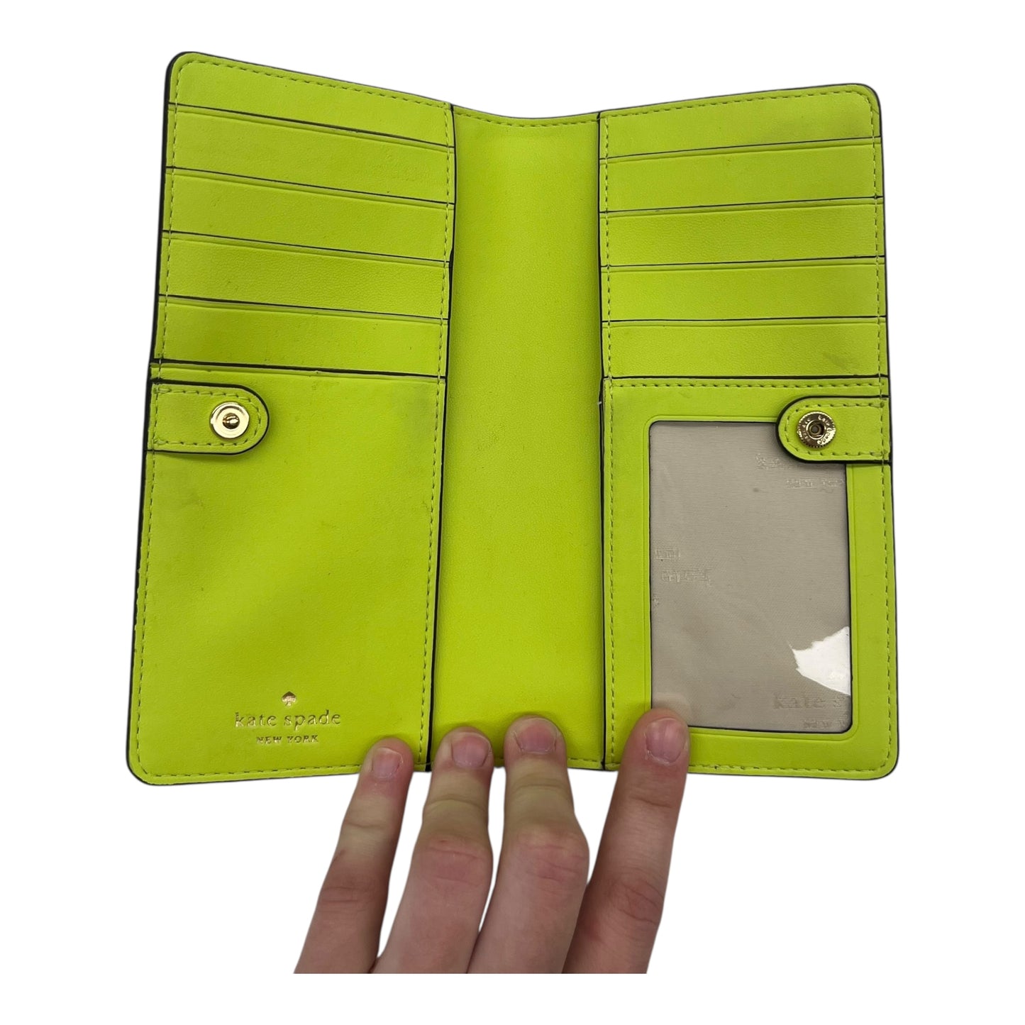 Wallet Designer By Kate Spade In Green, Size:Medium