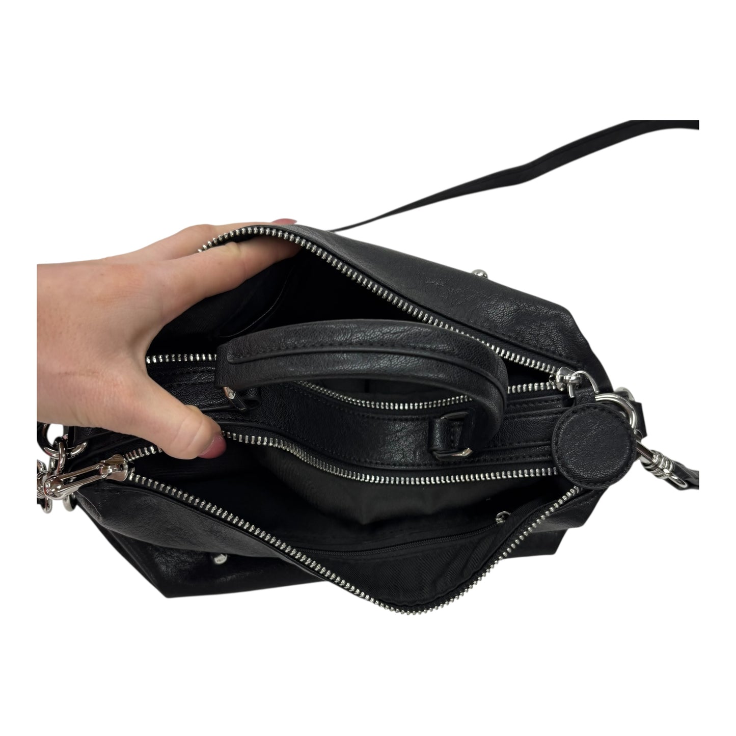 Crossbody By Clothes Mentor In Black, Size:Medium