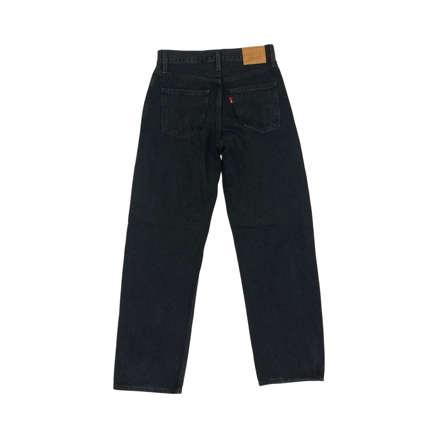 Jeans Boyfriend By Levis In Black Denim, Size:2