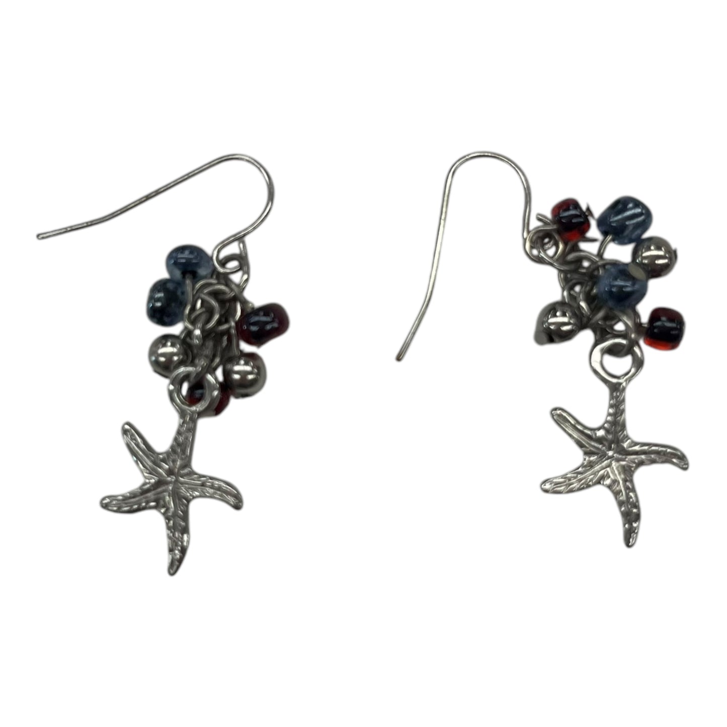 Earrings Dangle/Drop By Clothes Mentor In Blue & Silver