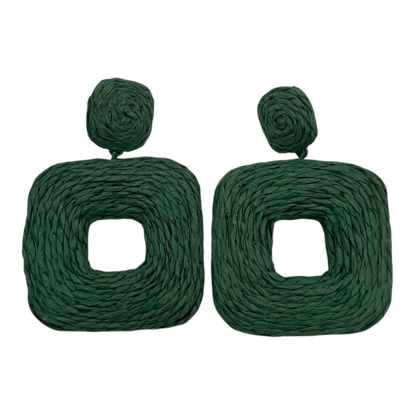 Earrings Dangle/Drop By Clothes Mentor In Green