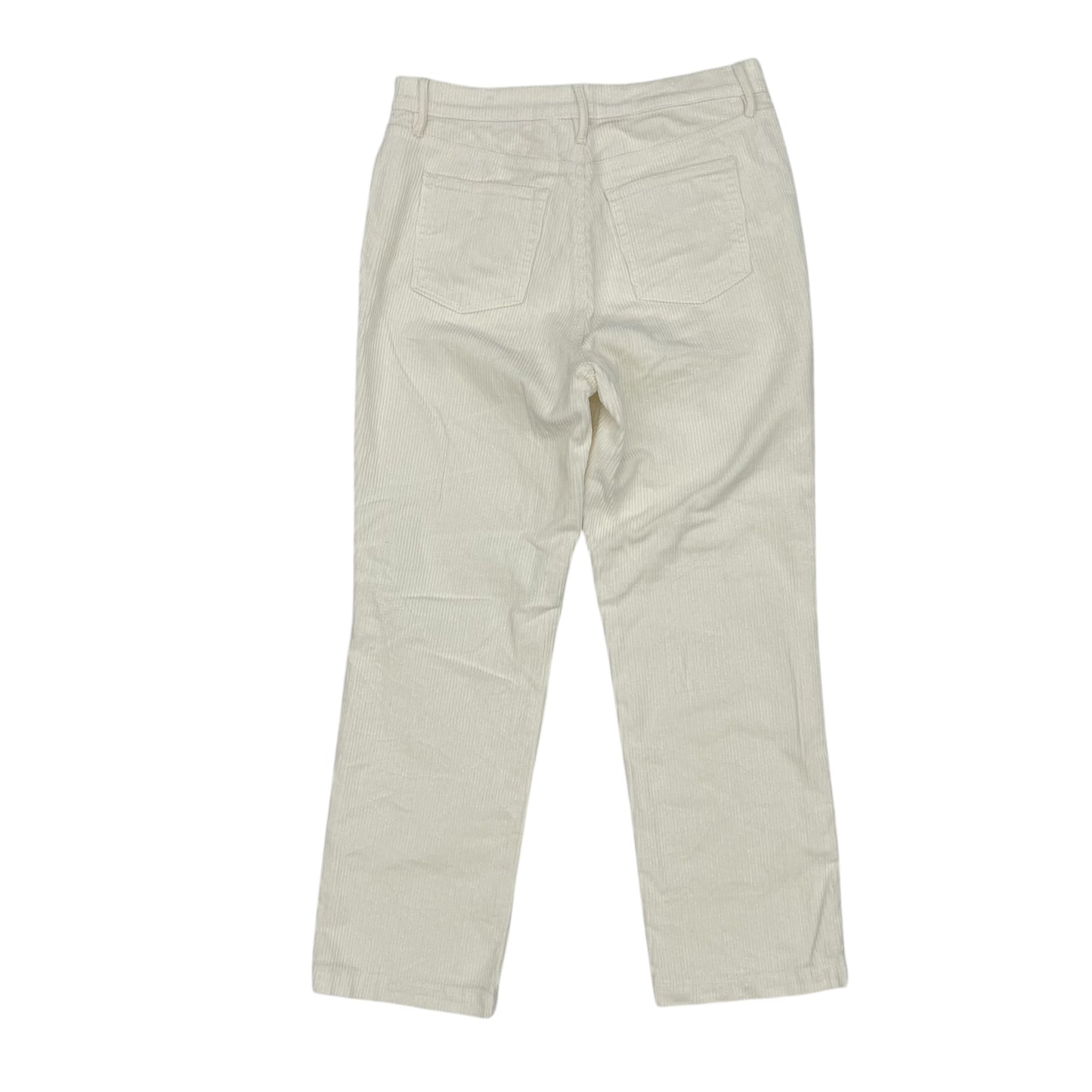 Pants Corduroy By Loft In Cream, Size:8