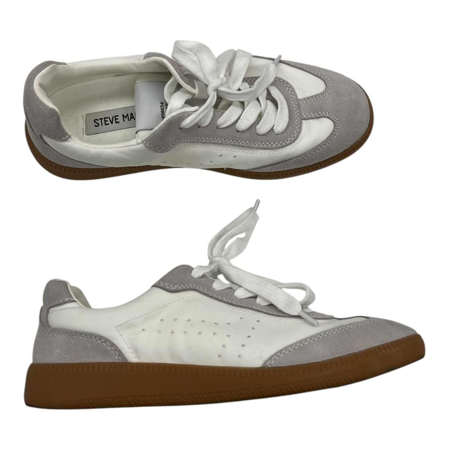 Shoes Sneakers By Steve Madden In White, Size:6