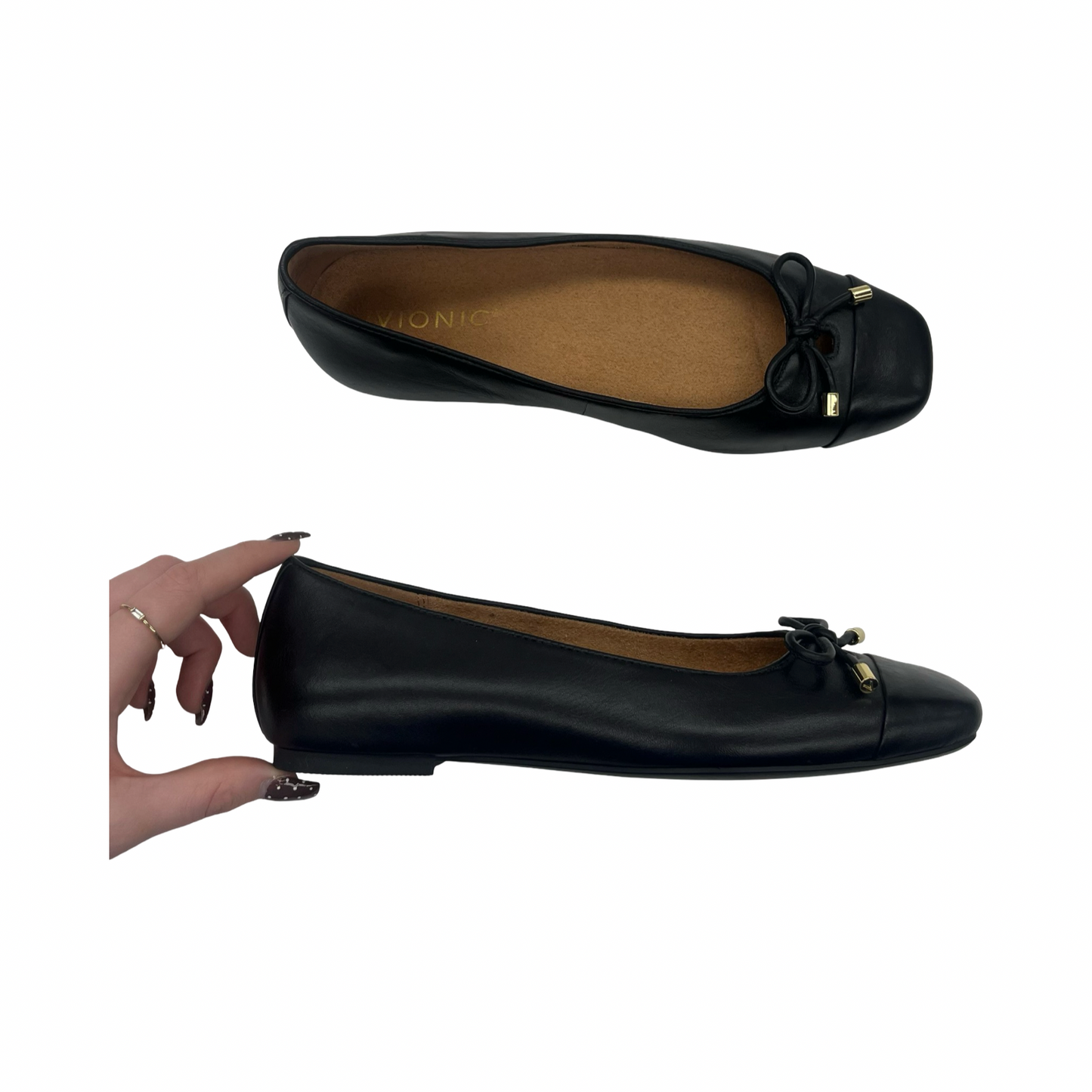 Shoes Flats By Vionic In Black, Size:6