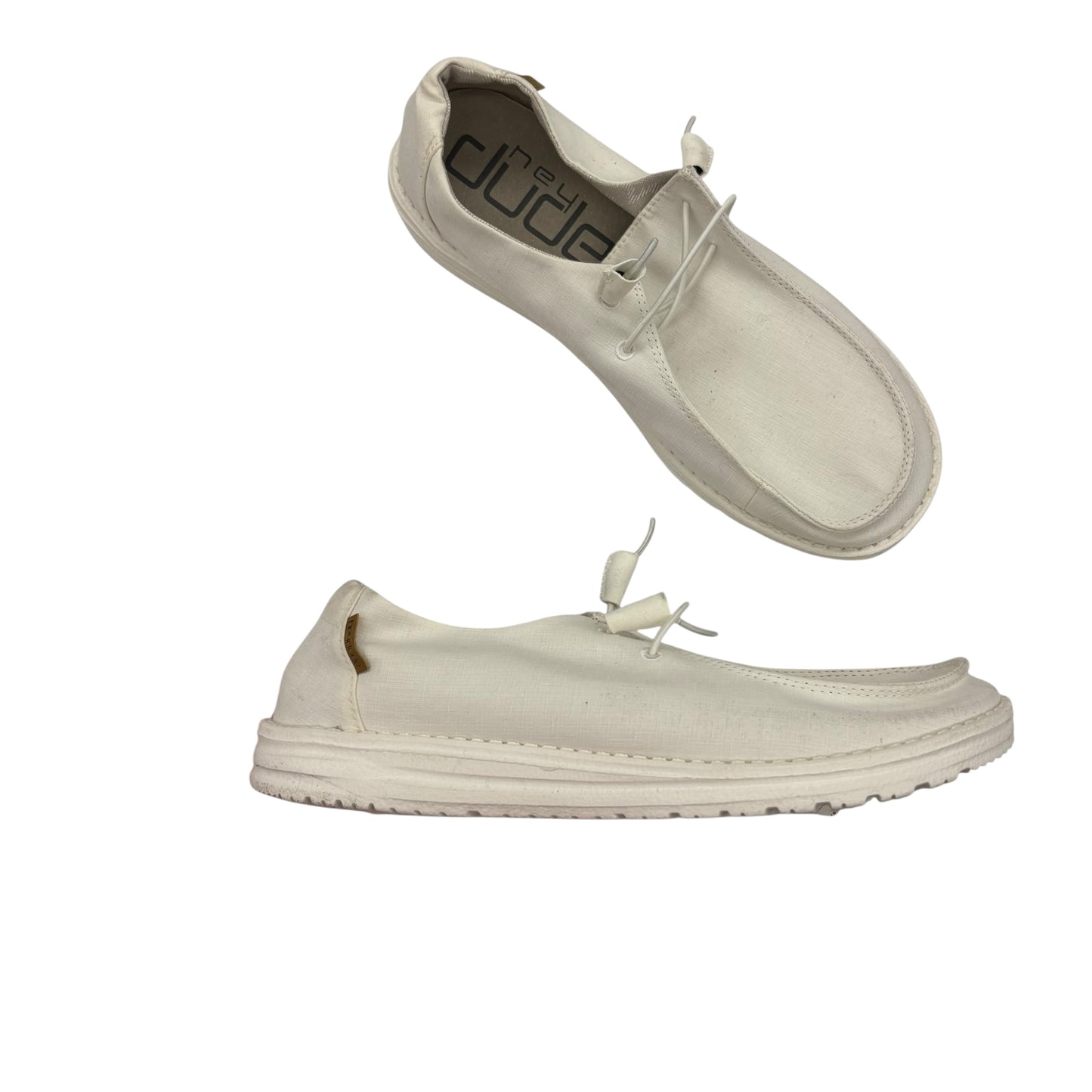Shoes Sneakers By Hey Dude In White, Size:11