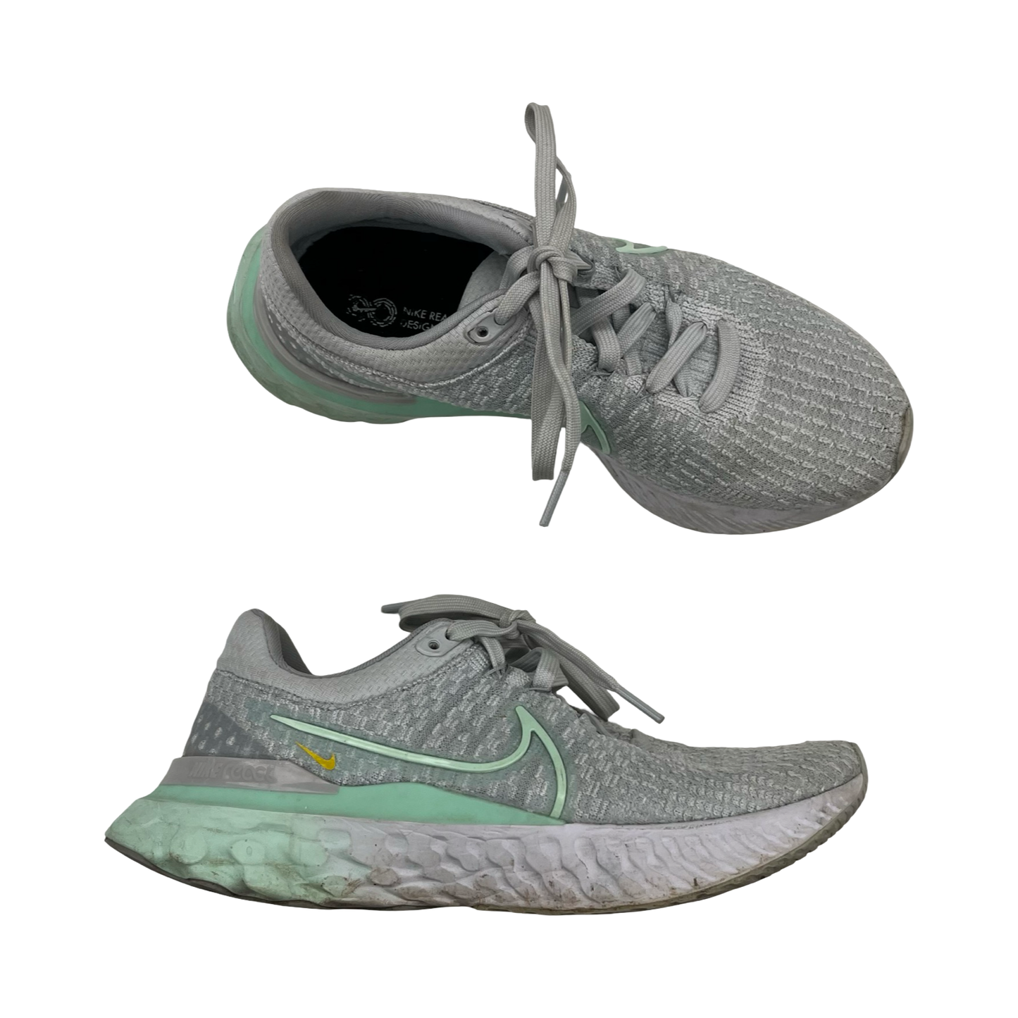 Shoes Athletic By Nike In Grey, Size:8
