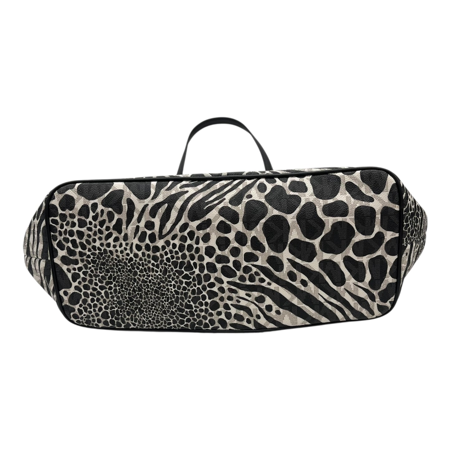 Handbag Designer By Michael Kors In Animal Print, Size:Large
