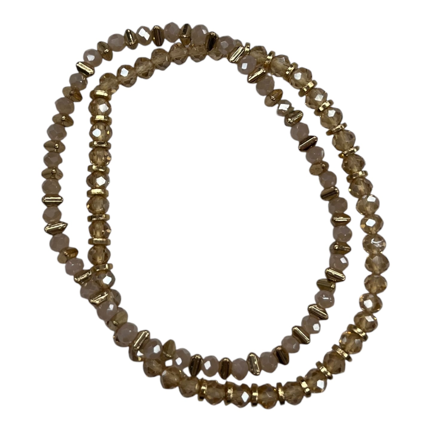 Bracelet Set By Clothes Mentor In Gold, Size:02 Piece Set