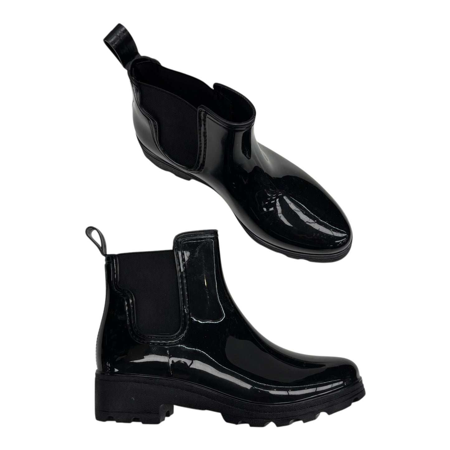 Boots Ankle Flats By Capelli In Black, Size:7