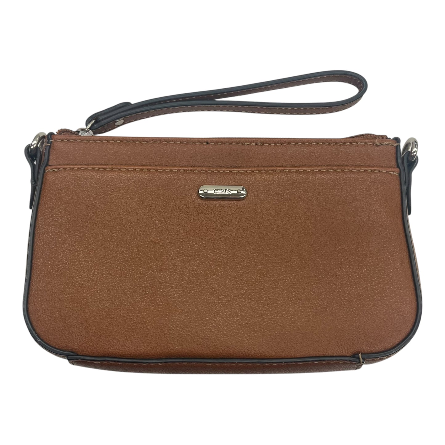 Wristlet By Chaps In Brown, Size:Medium