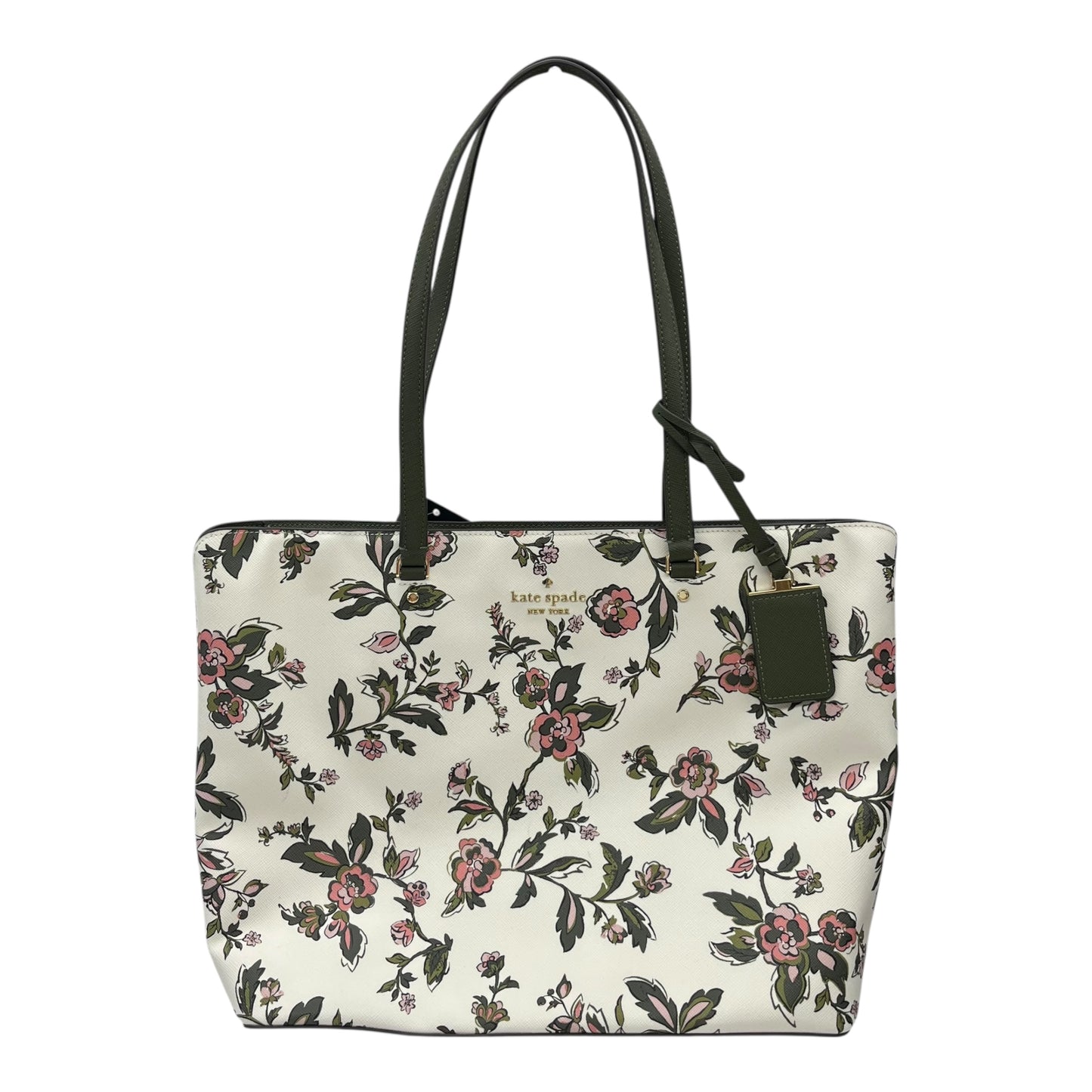Handbag Designer By Kate Spade In Cream, Size:Large