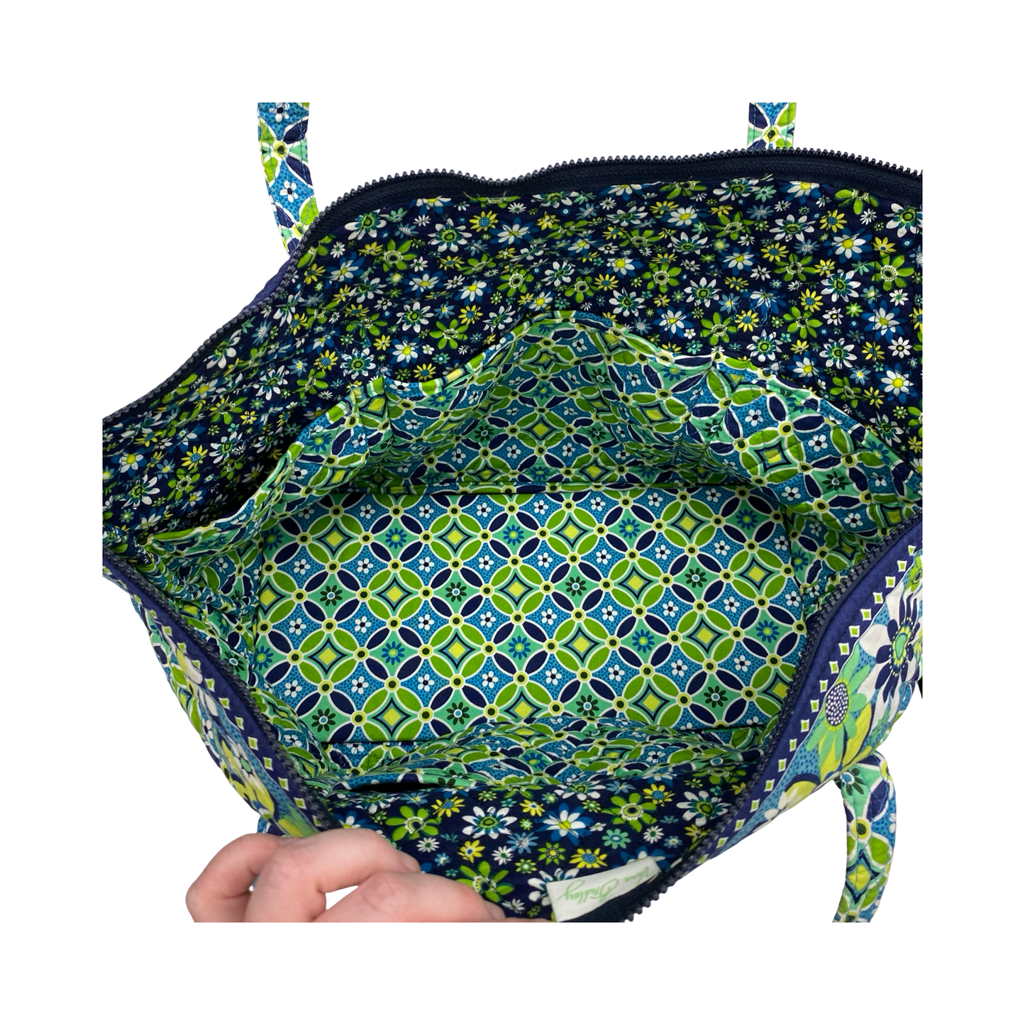 Tote By Vera Bradley In Green, Size:Large