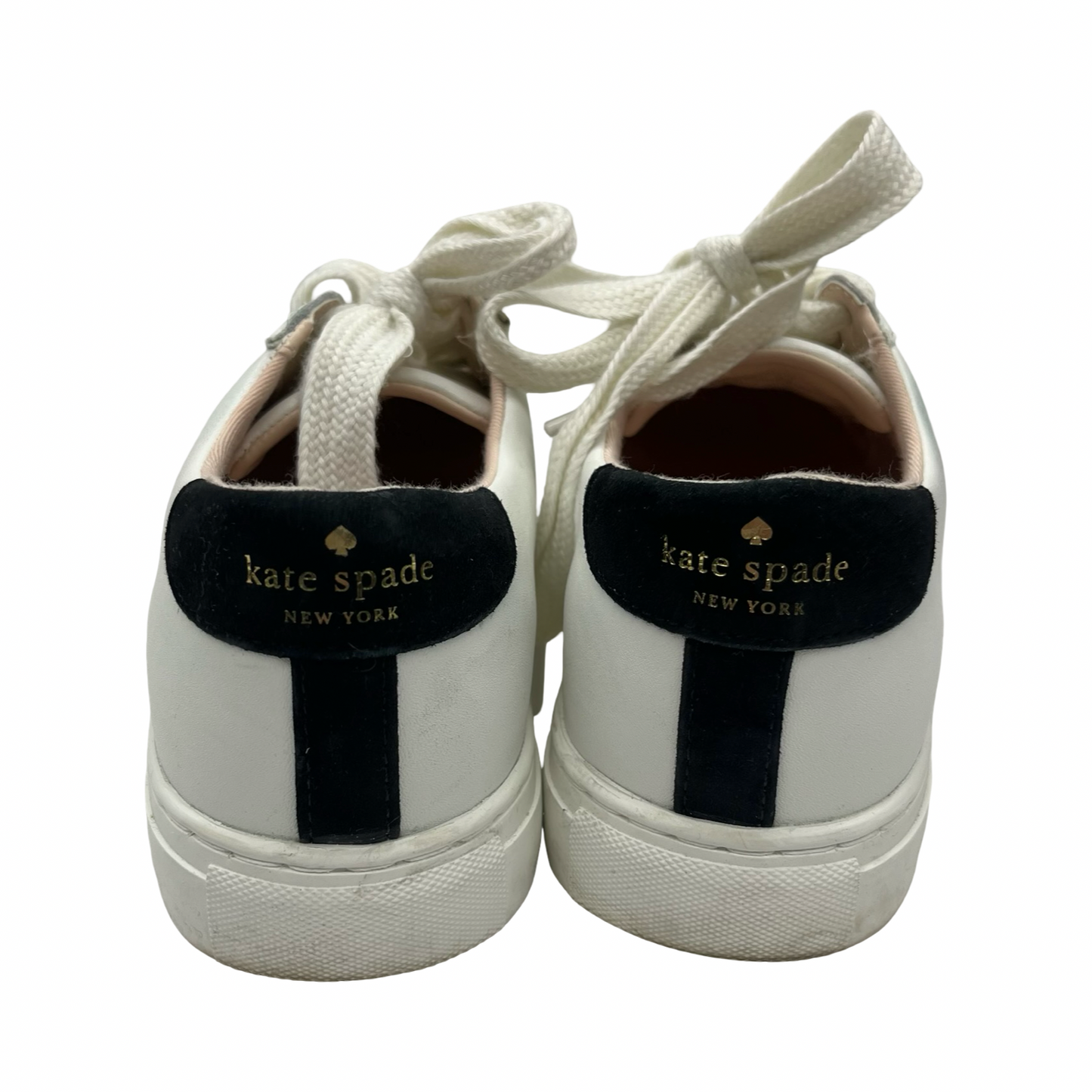 Shoes Designer By Kate Spade In Black & White, Size:8
