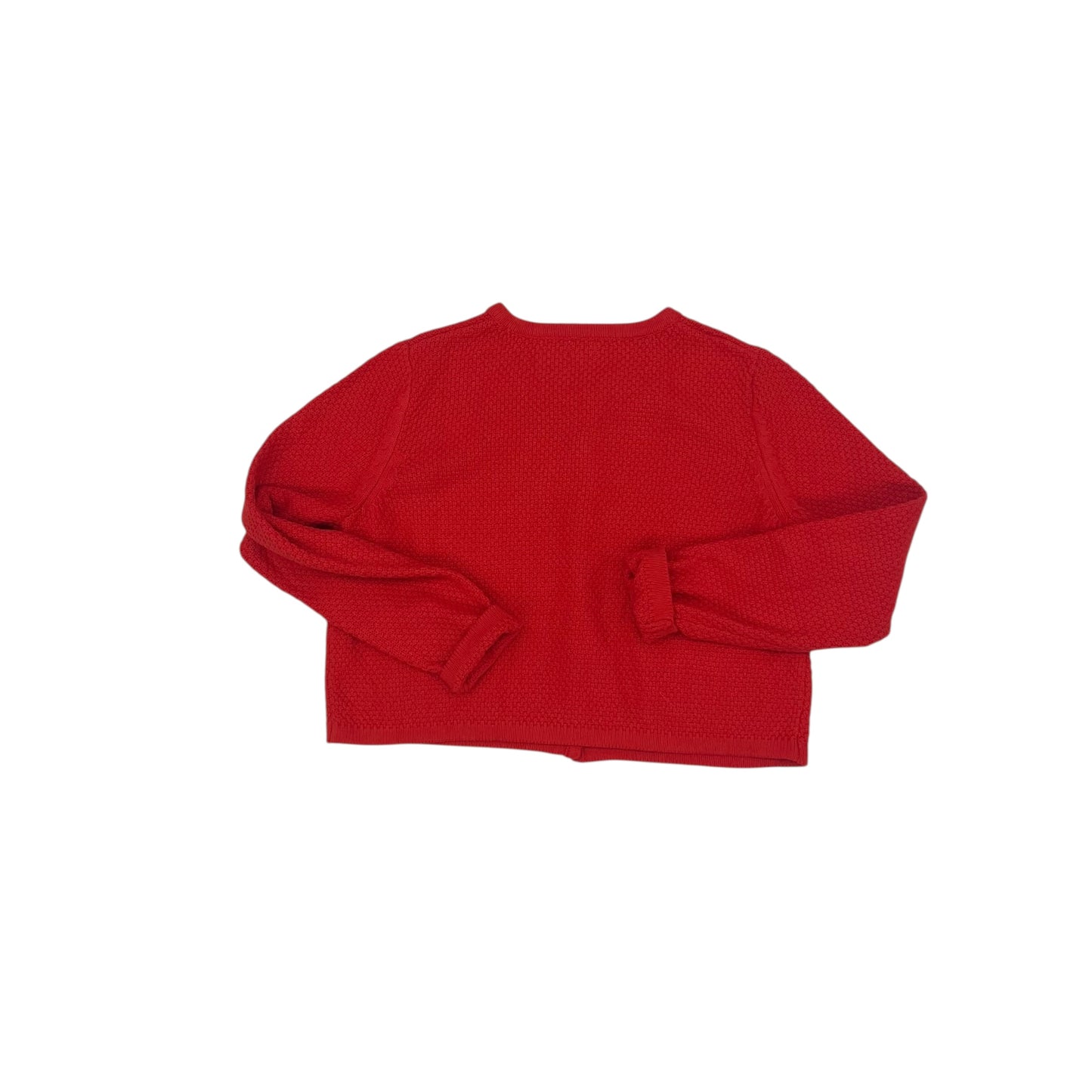 Sweater Cardigan By A New Day In Red, Size:M