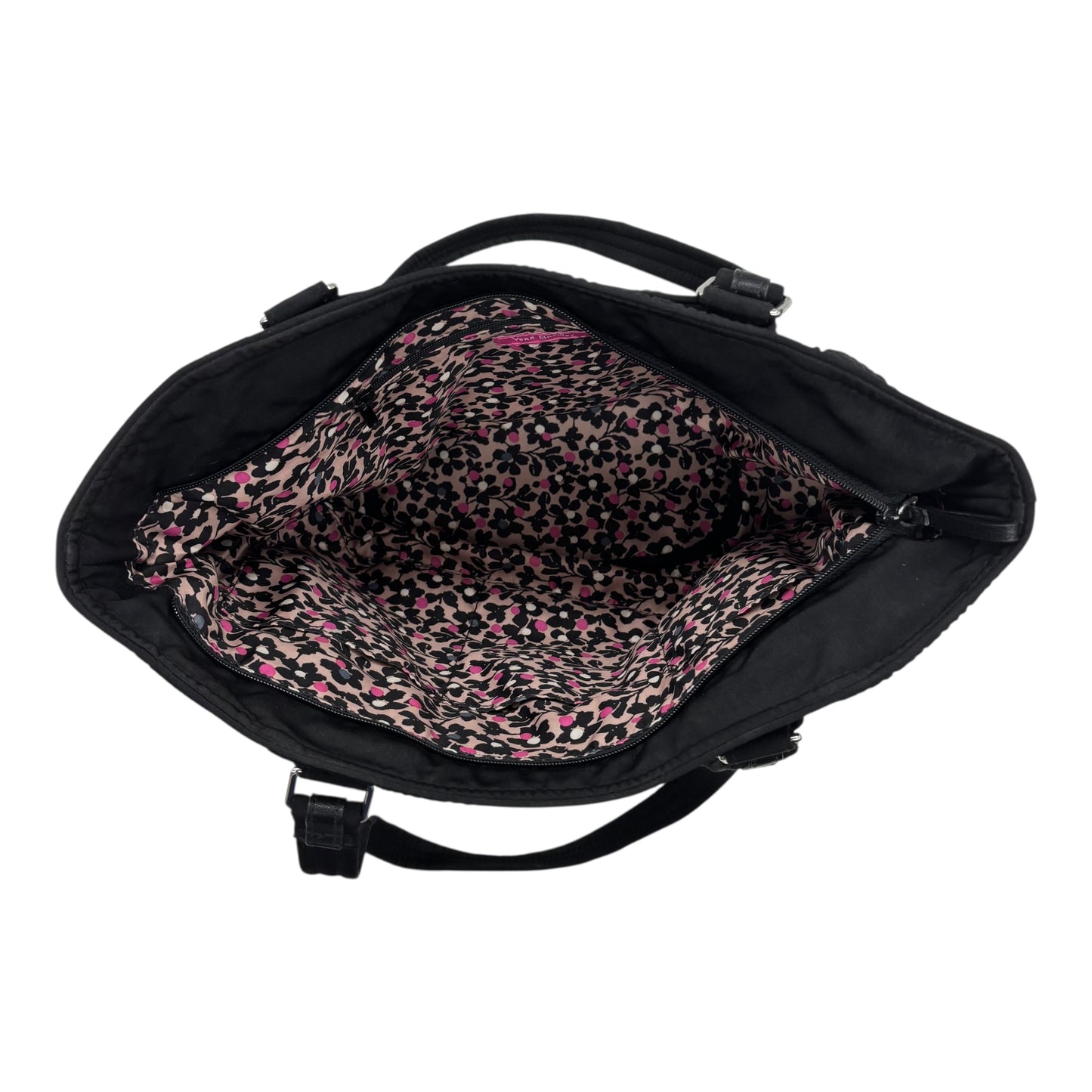 Handbag By Vera Bradley In Black, Size:Medium