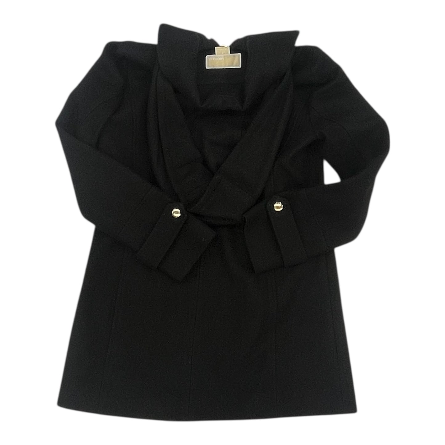 Coat Designer By Michael Kors In Black, Size:S