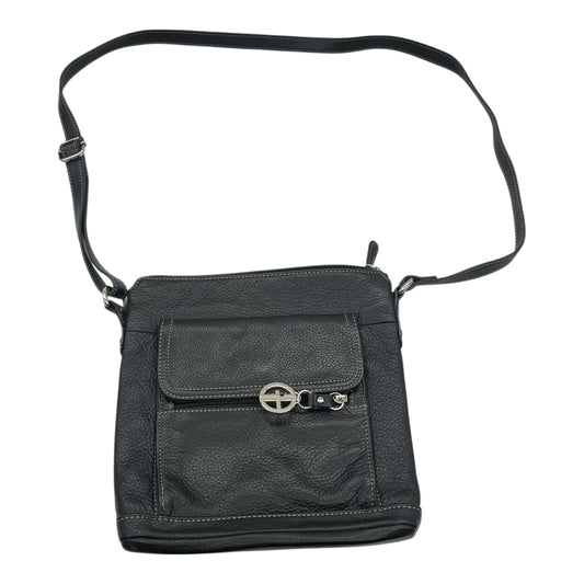 Crossbody Leather By Giani Bernini In Black, Size:Medium